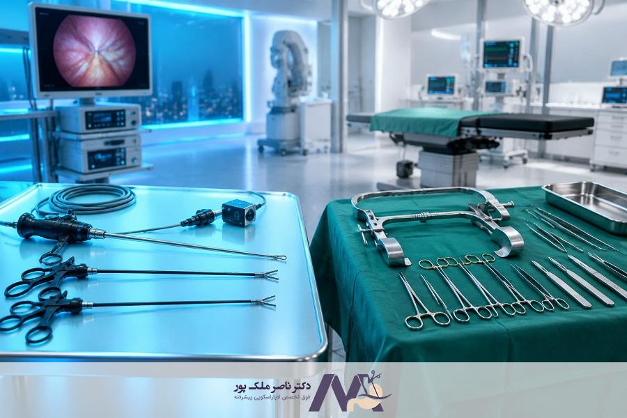 عمل فتق با لاپاراسکوپی یا عمل باز
